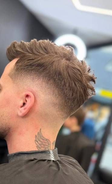 Arbeit aus dem Allin Barbershop