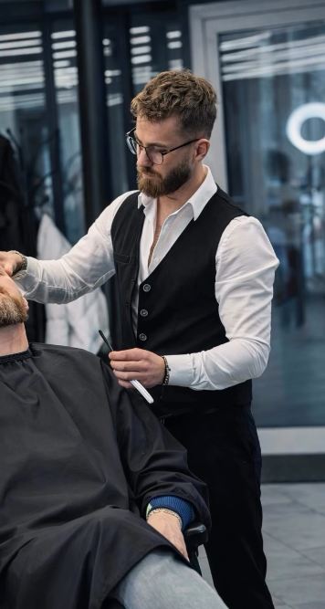 Arbeit aus dem Allin Barbershop