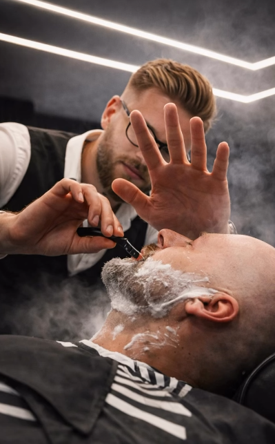 Arbeit aus dem Allin Barbershop